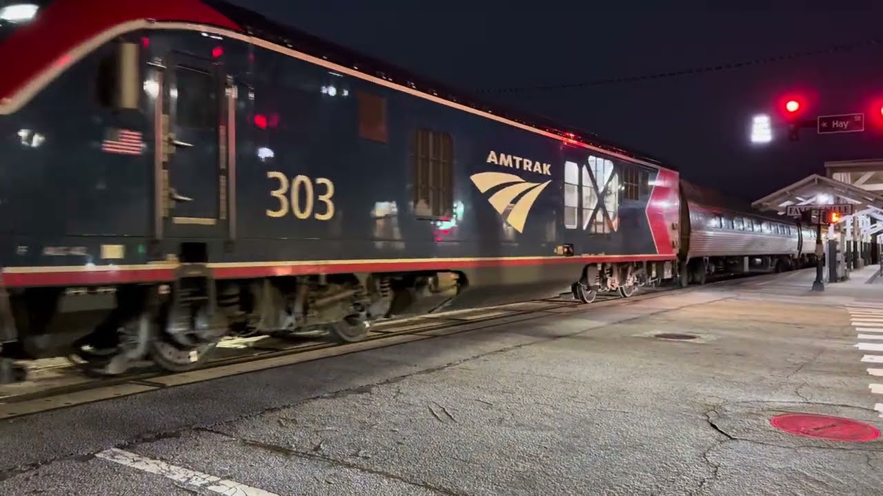 Amtrak Palmetto No. 89 - March 2, 2026 - Fayetteville, North Carolina Departure 