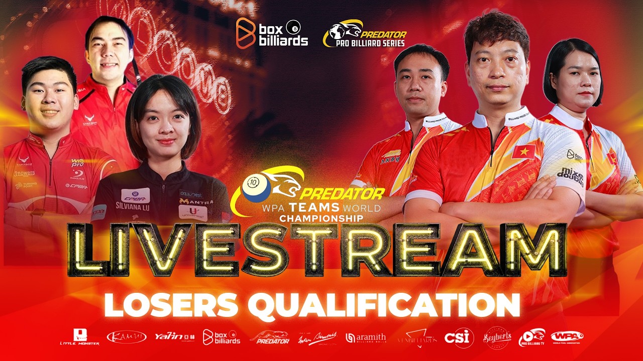 Trực Tiếp 1 | Team Indonesia vs Team Việt Nam | Predator WPA Teams 10-Ball World Championship