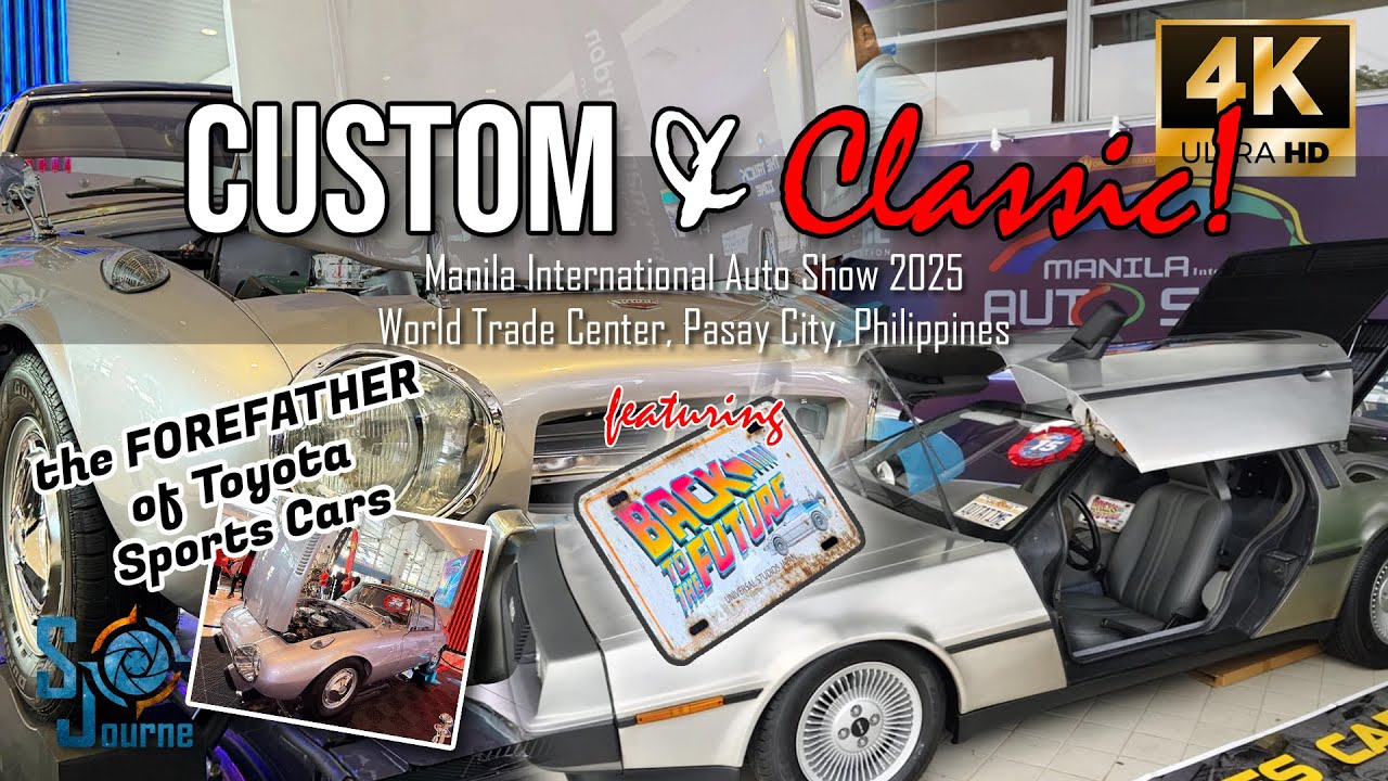 CUSTOM and CLASSIC Cars at Manila International Auto Show 2025 [4K Walkaround Tour]