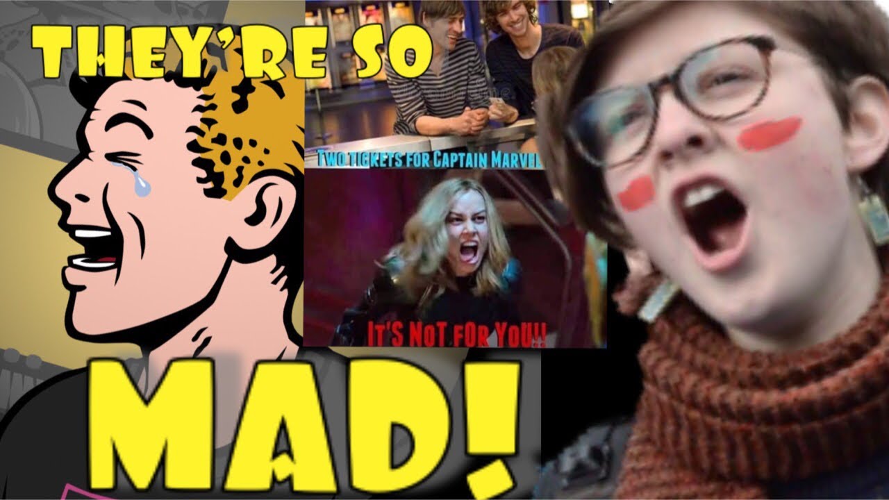 ROTFLMFAO THE MARY SUE’S FURY OVER MEN REVIEWING CAPTAIN MARVEL!!