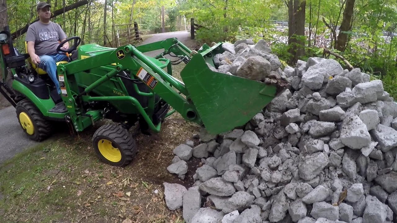 John Deere Compact Tractor - Finish Shirley's Creekbank