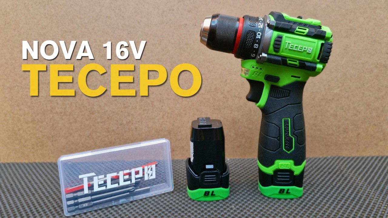 Parafusadeira Tecepo 16v (força acima da média)