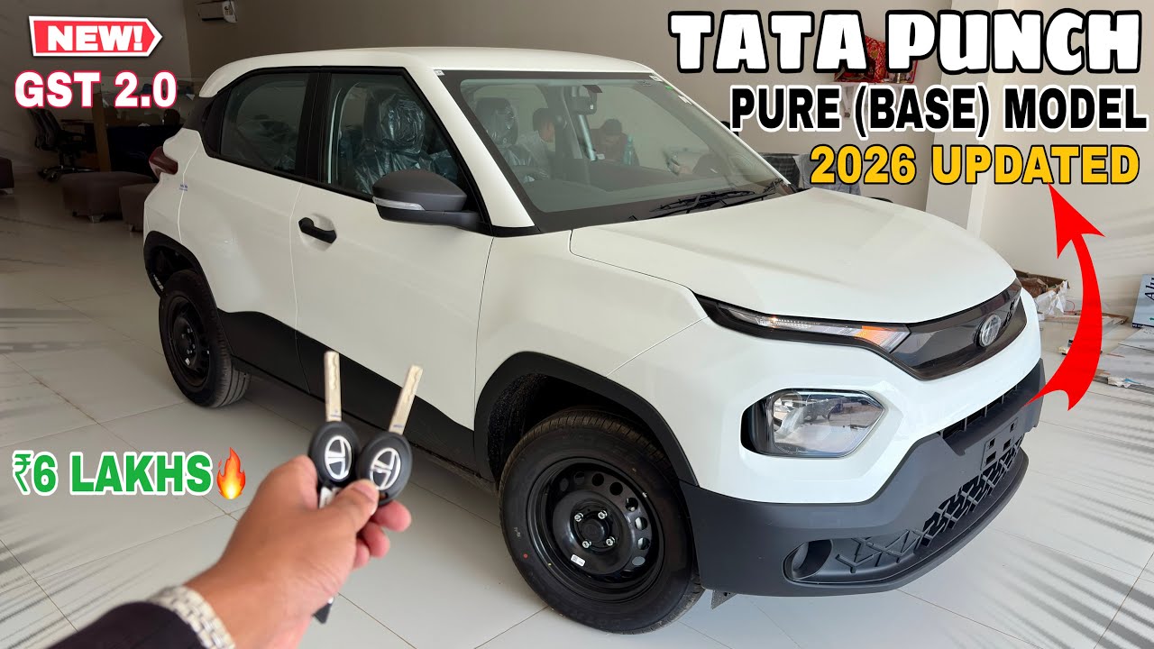 Tata Punch Base Model 2025 On-Road Price🔥 Punch Pure Model Features, Mileage & Full Detailed Review