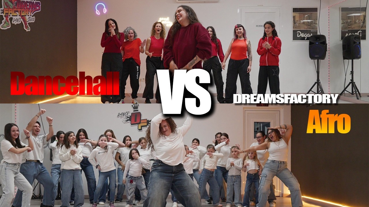 Dancehall vs Afro Choreography | María Lera & Marta Gómez | Dreams Factory Dance Studio