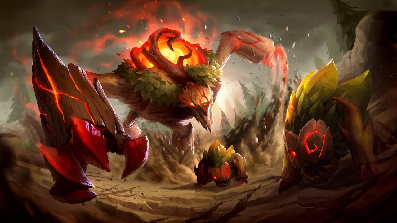 Red Buff Runs Into Enemy Base