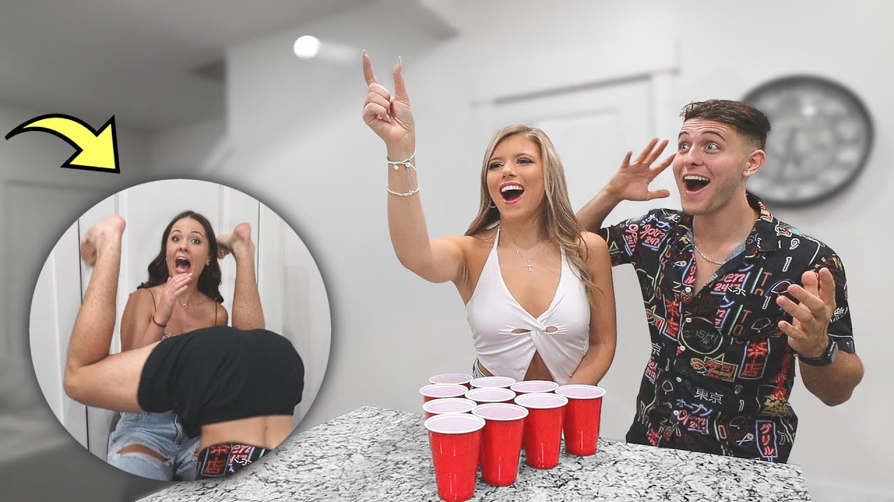 DARE PONG with Sam & Jess!! *GETS CRAZYY*