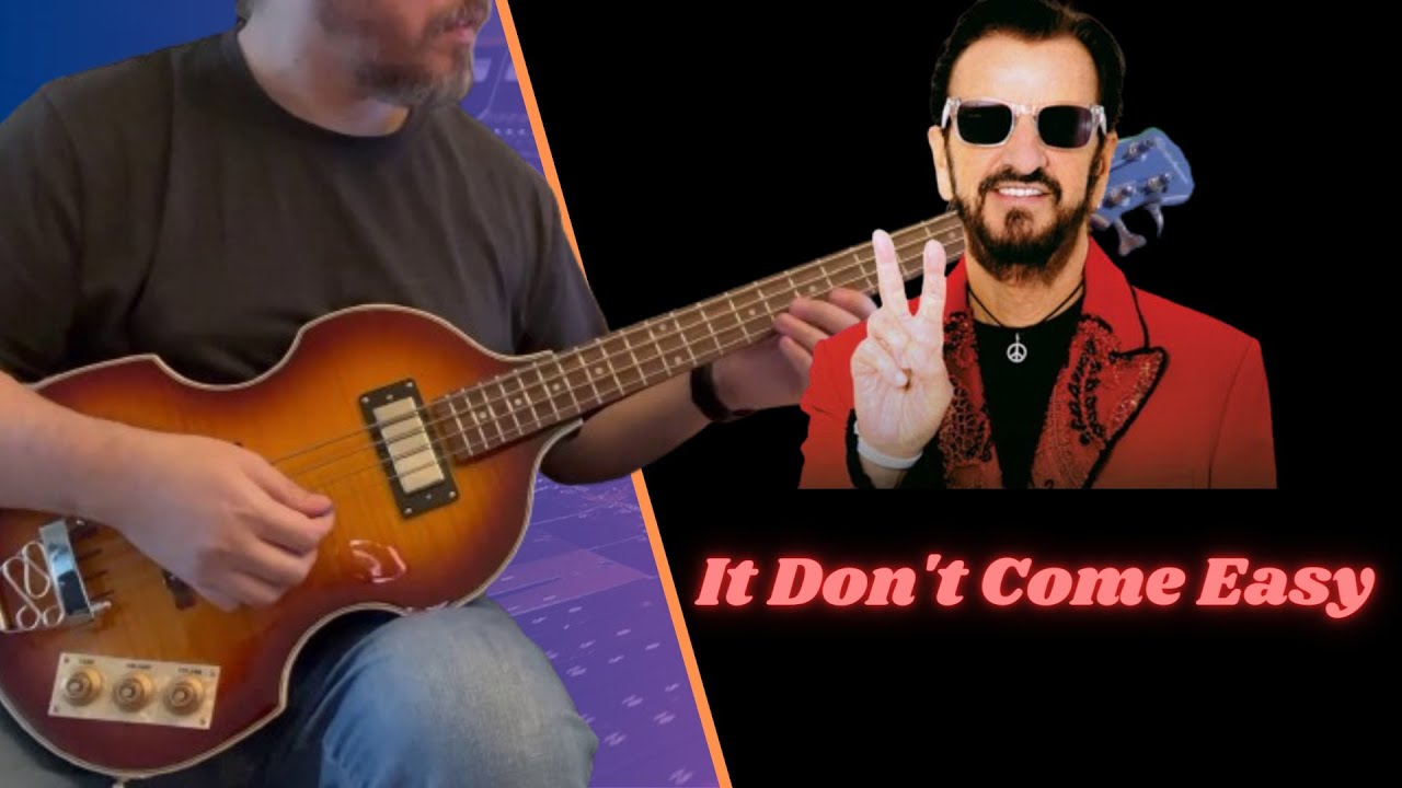 Ringo Starr - It Don't Come Easy (Bass Cover)