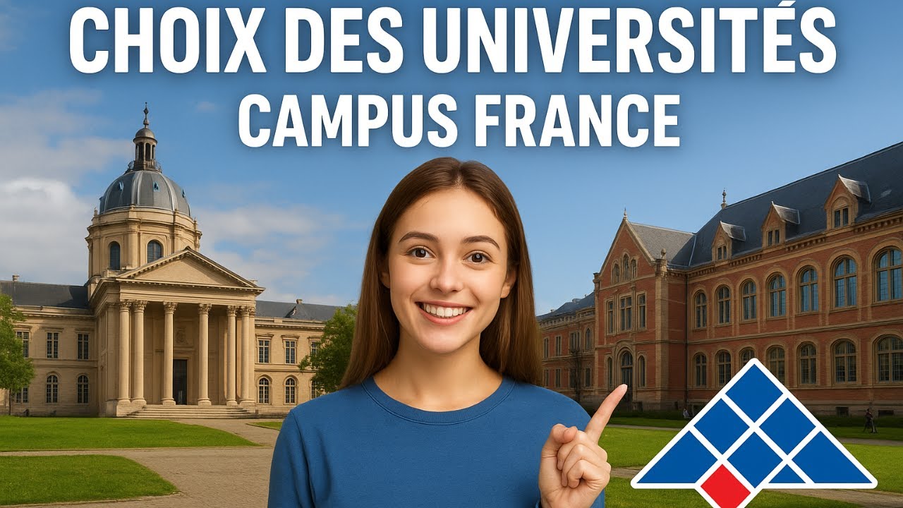 CAMPUS FRANCE : CHOIX DES UNIVERSITES EN FRANCE FR 2026