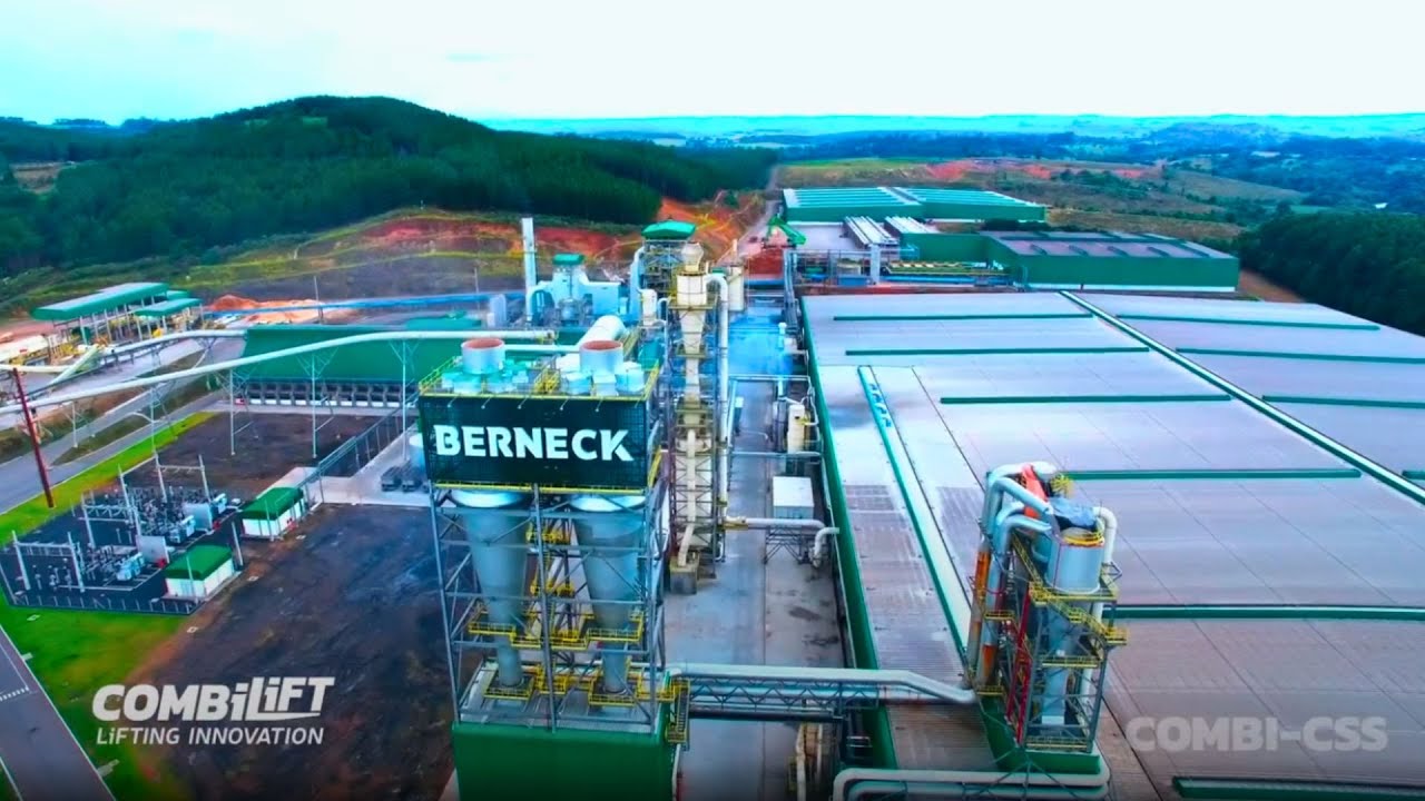 Berneck Lages: efici&ecirc;ncia m&aacute;xima na estufagem de containers com projeto Combilift