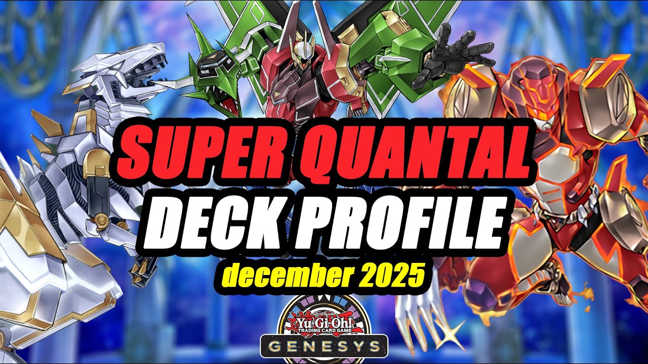 GENESYS | SUPER QUANTAL Deck Profile december 2025 | i POWER RANGERS | Yu-Gi-Oh! Genesys Format