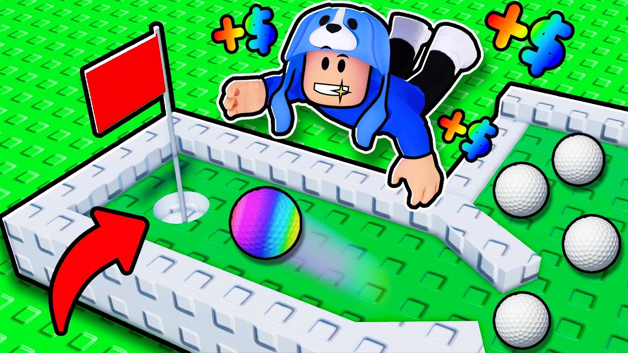 Building MINI GOLF COURSE to make MILLIONS in Roblox...