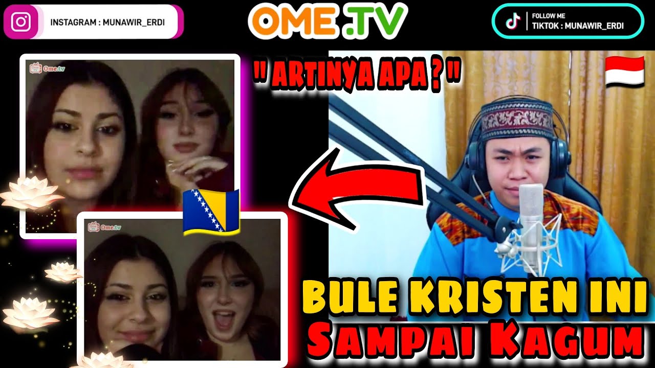 MASYA ALLAH | BULE BOSNIA INI 🇧🇦 KAGUM‼️KETIKA MENDENGAR BACAAN AL-QUR'AN KISAH NABI YA'QUB💫- OME.TV