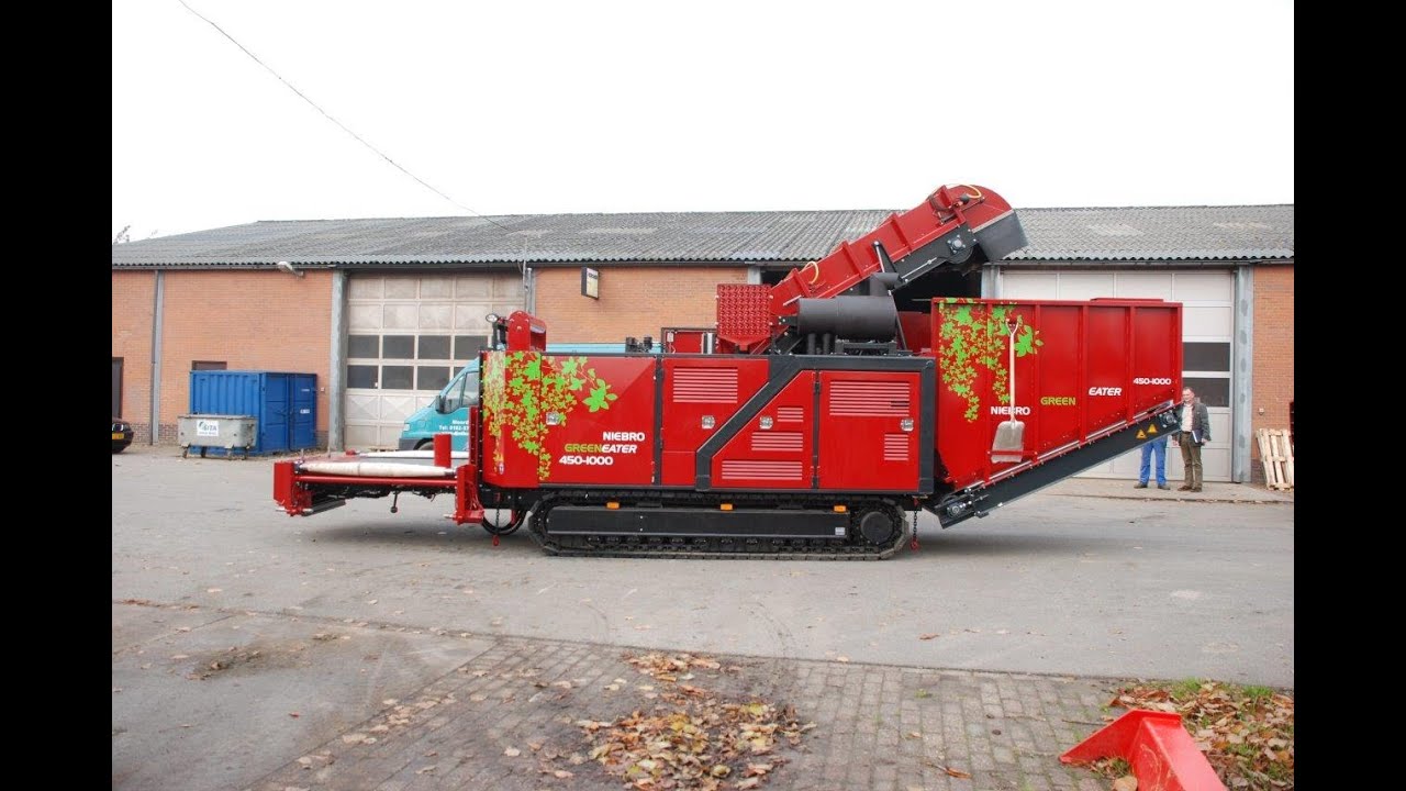 VDB Green Eater - Video about shredding / chopping tomato, pepper and strawberry plants and stems