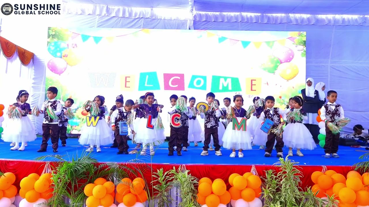 Welcome Dance by Nursery Kids 🇮🇳 | Republic Day Celebrations 2026 | Sunshine Global School