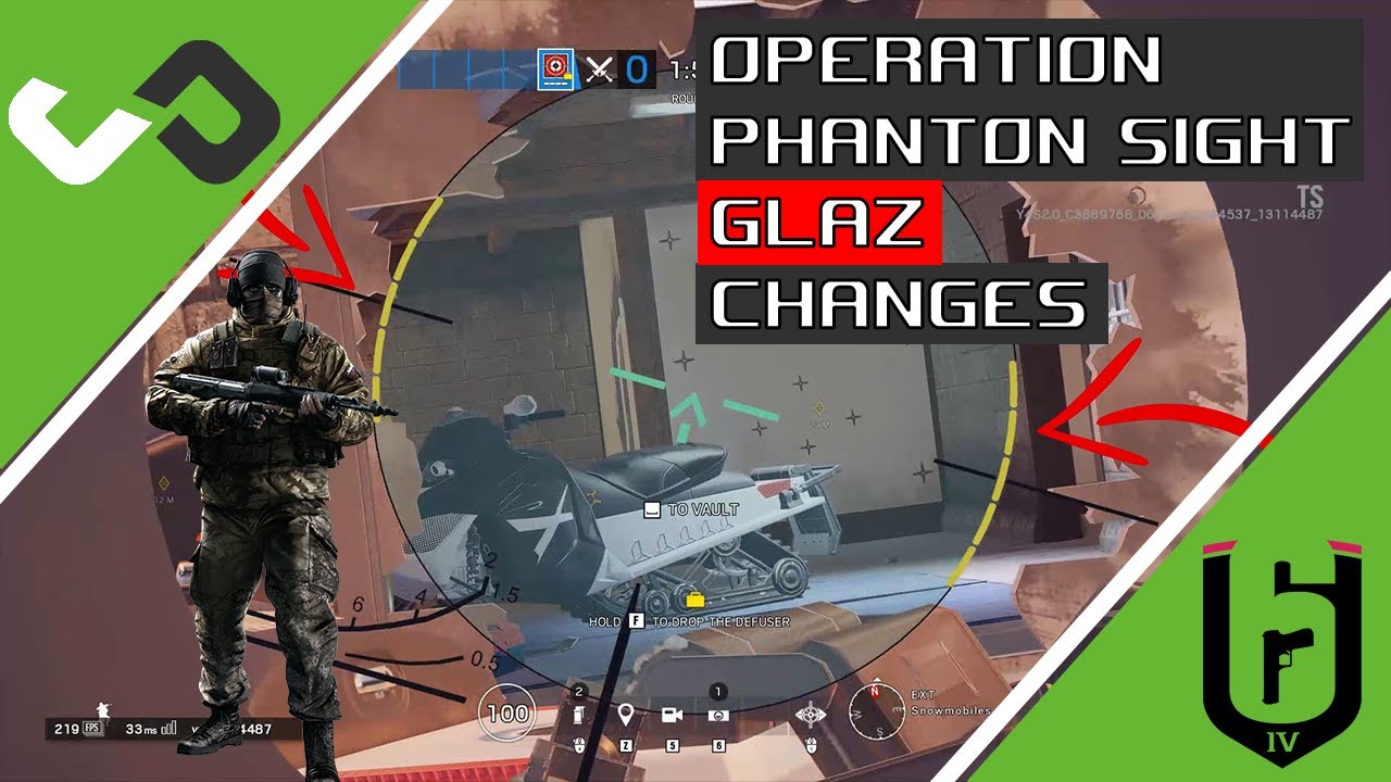 Quickie tip : Glaz changes explained for Operation Phantom Sight