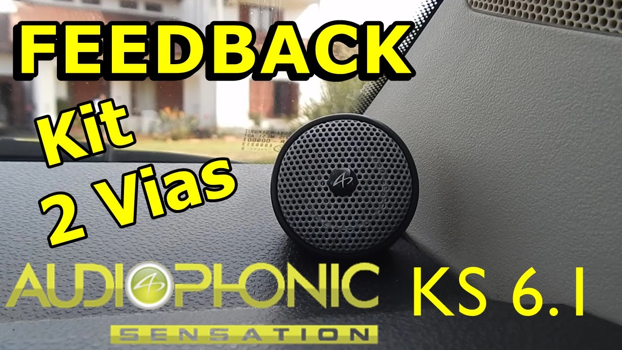 Kit 2 Vias Audiophonic Sensation KS 6.1 [FEEDBACK]