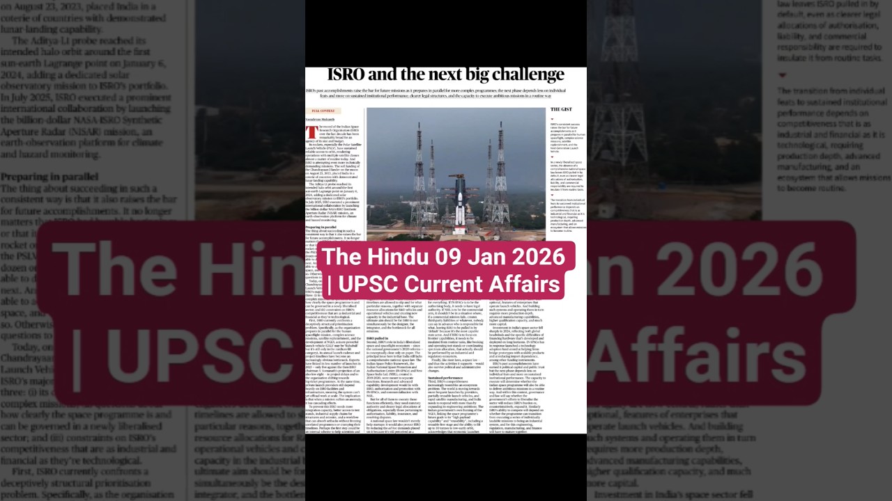 "Daily UPSC Capsule | Prelims + Mains in 1 Minute"