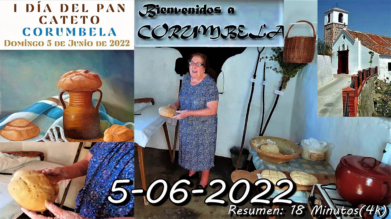Fiesta del PAN CATETO en Corumbela (Málaga) 5/06/2022..(4k).