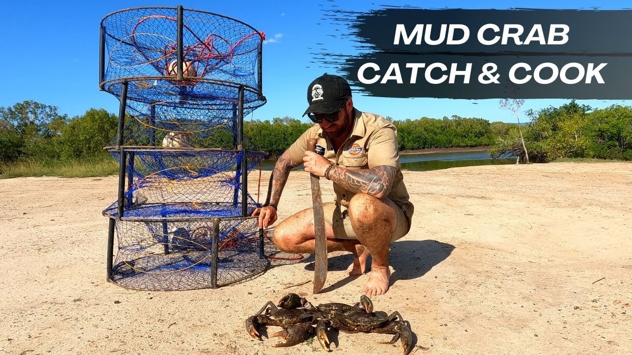 MUD CRAB CATCH & COOK. Catching crabs & cooking a legendary Crab Laksa