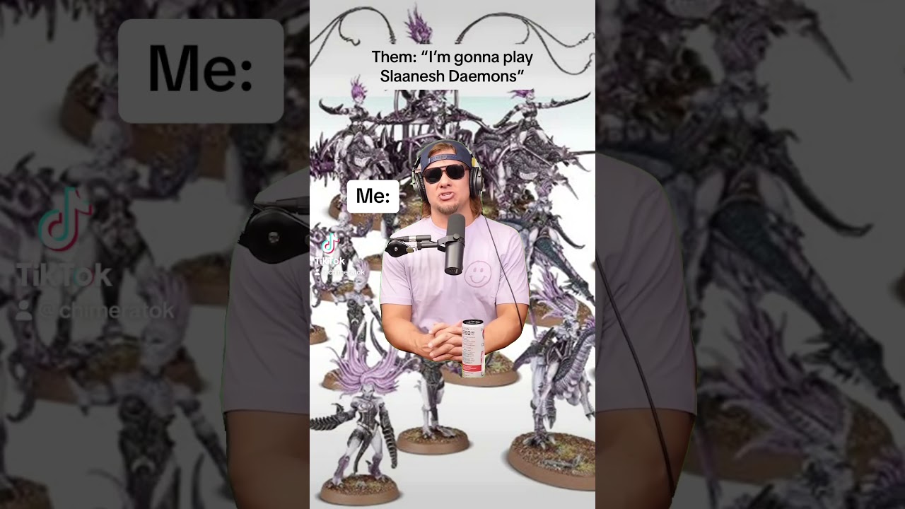 How it feels to choose Slaanesh Demons #shorts #warhammer40k