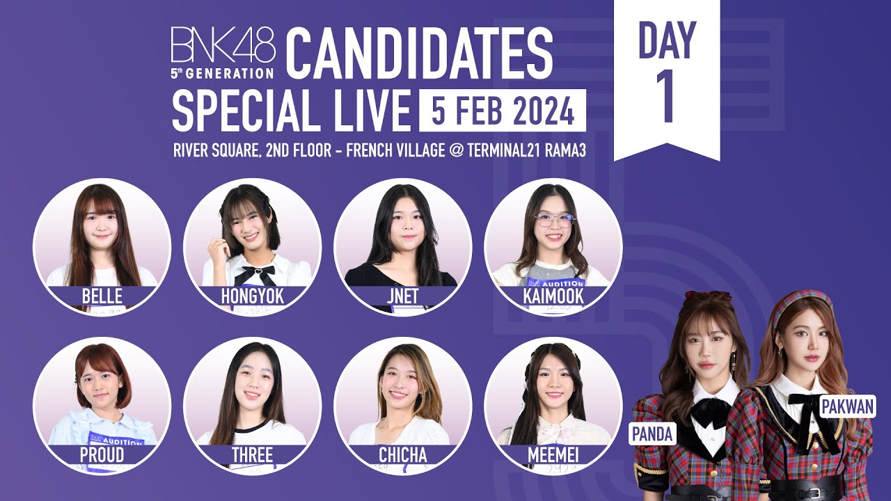 BNK48 5th Generation Audition: Candidates Special Live @ Terminal21 Rama 3 (DAY 1) / BNK48