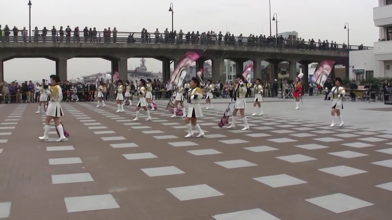 Female Color Guard of Japanese Navy