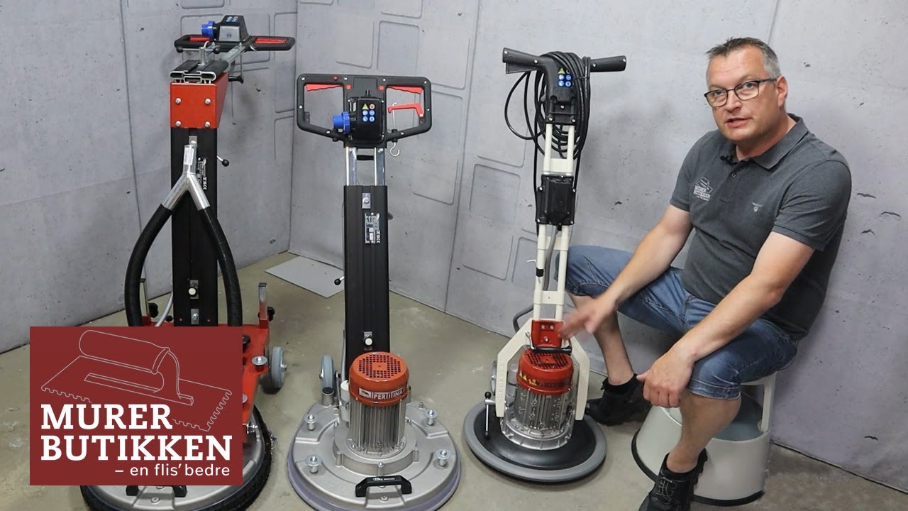 Gulvslibemaskiner, som kan meget mere