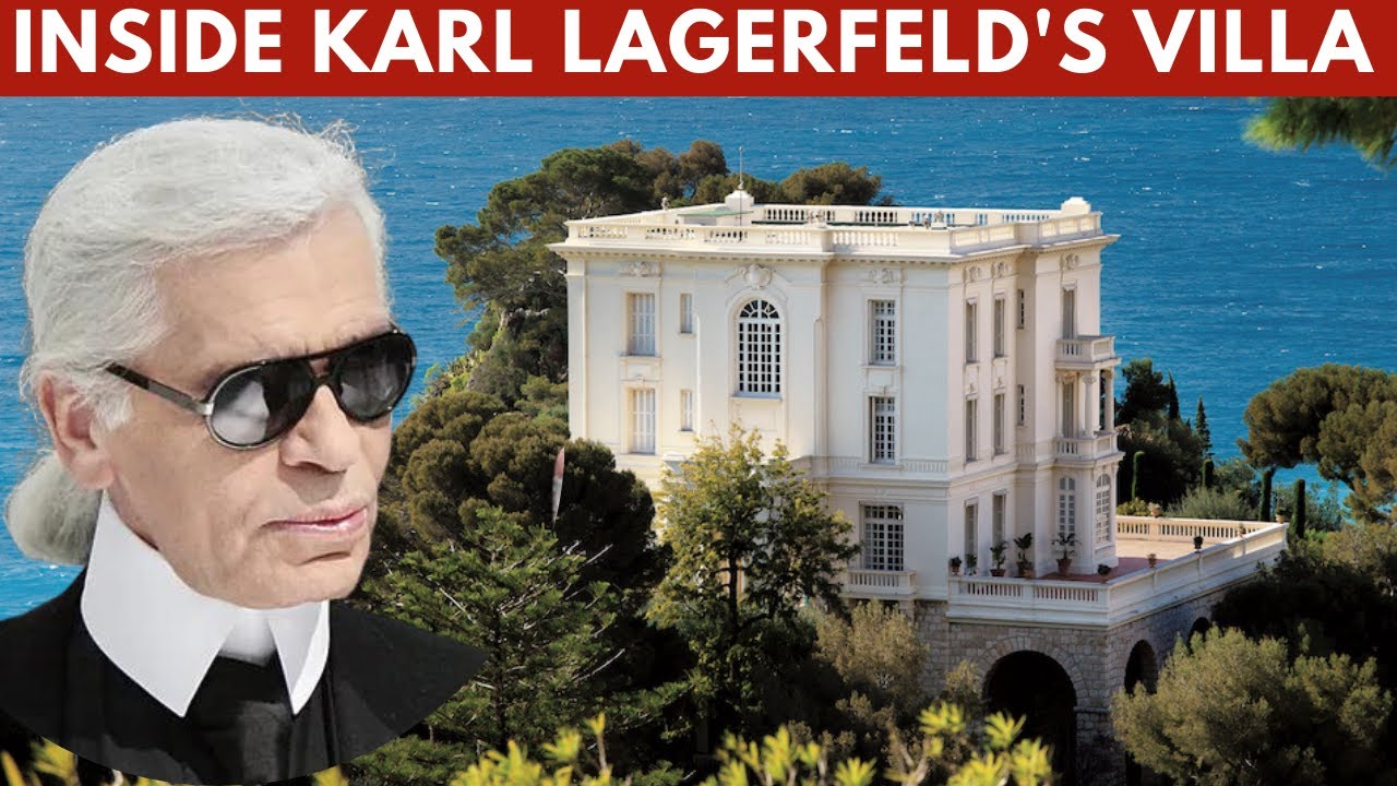 Karl Lagerfeld House Tour in Monaco | INSIDE Karl Lagerfeld's Villa La Vigie in French Riviera