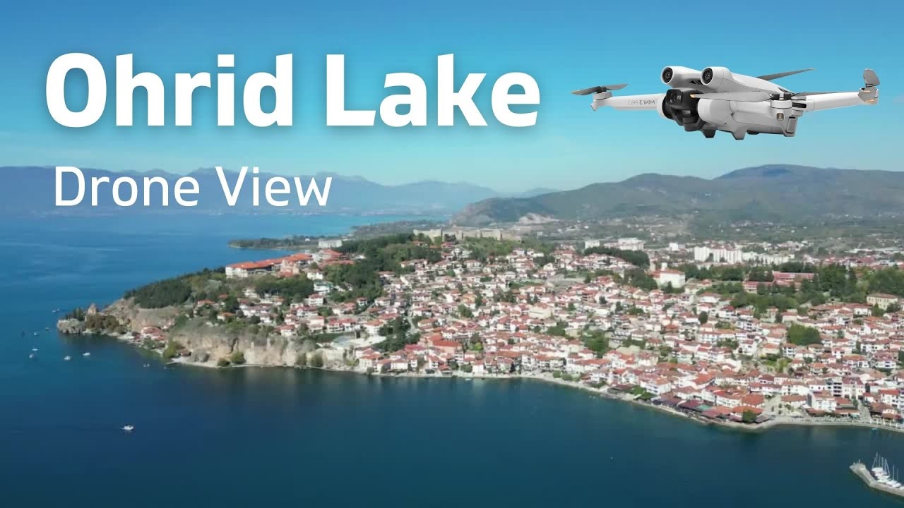 Ohrid Lake Drone View October 2022