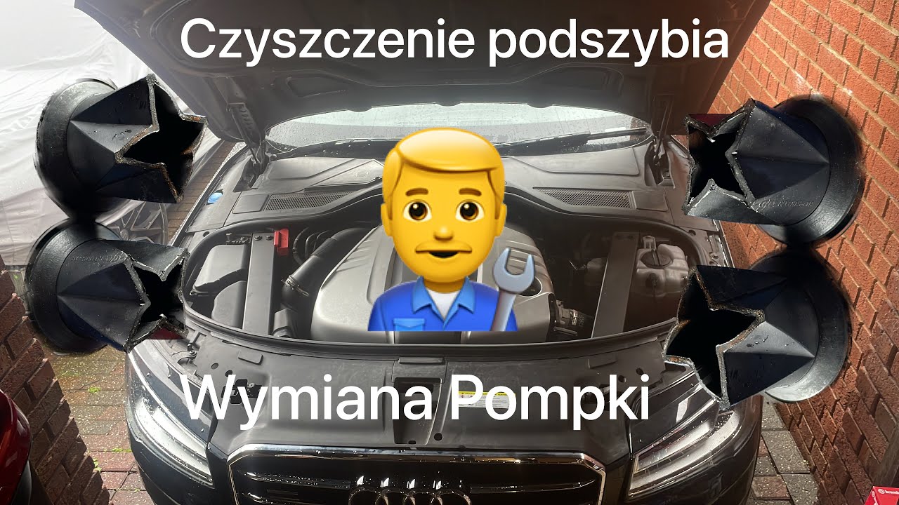 Audi A8 czyszczę podszybie i wymieniam pompkę recyrkulacji. Zawory na podszybiu z użyte 👨&zwj;🔧 Jan V8