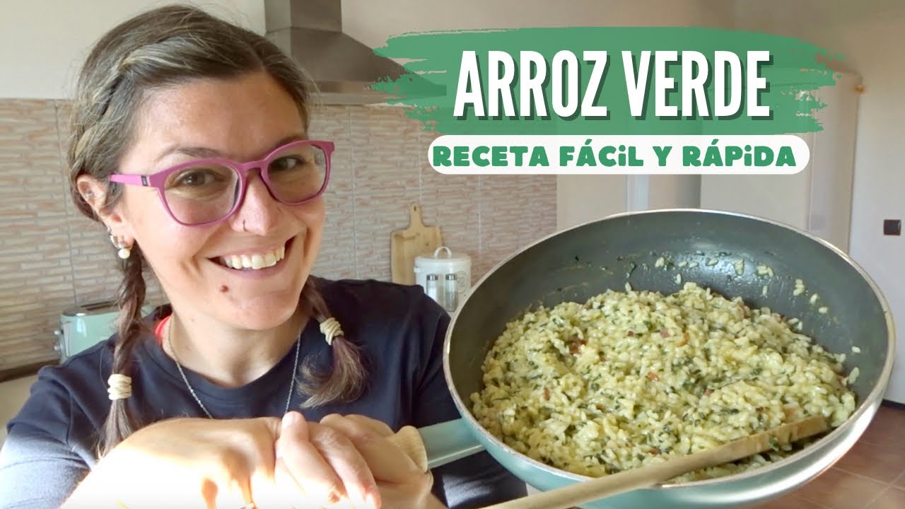 ARROZ VERDE *Receta FÁCIL y RÁPIDA*