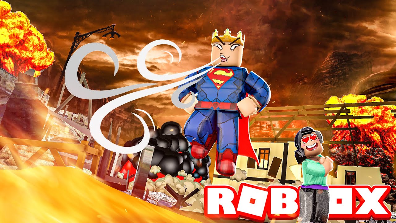 SAVING the CITY as a SUPER HERO in ROBLOX