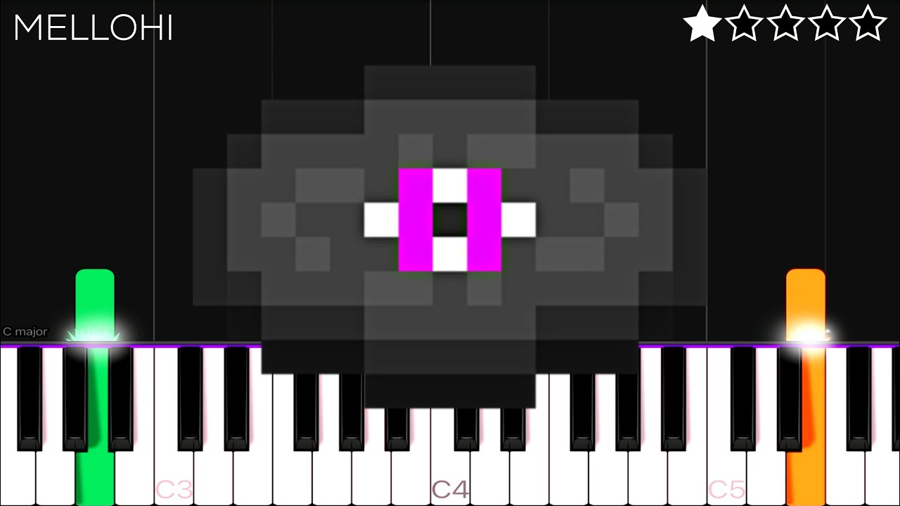 Minecraft - Mellohi - C418 | EASY Piano Tutorial  