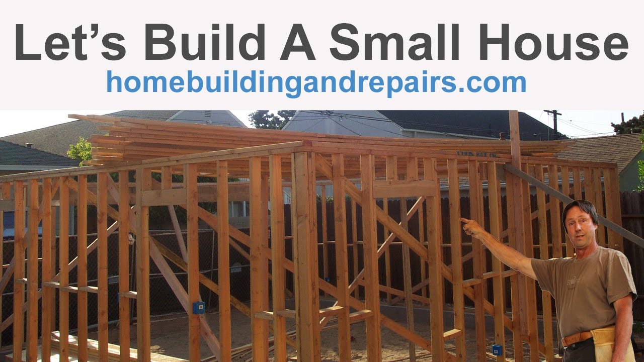 Small House Framing, Foundation And Plumbing - Do It Yourself Home Building Education And Pro Tips