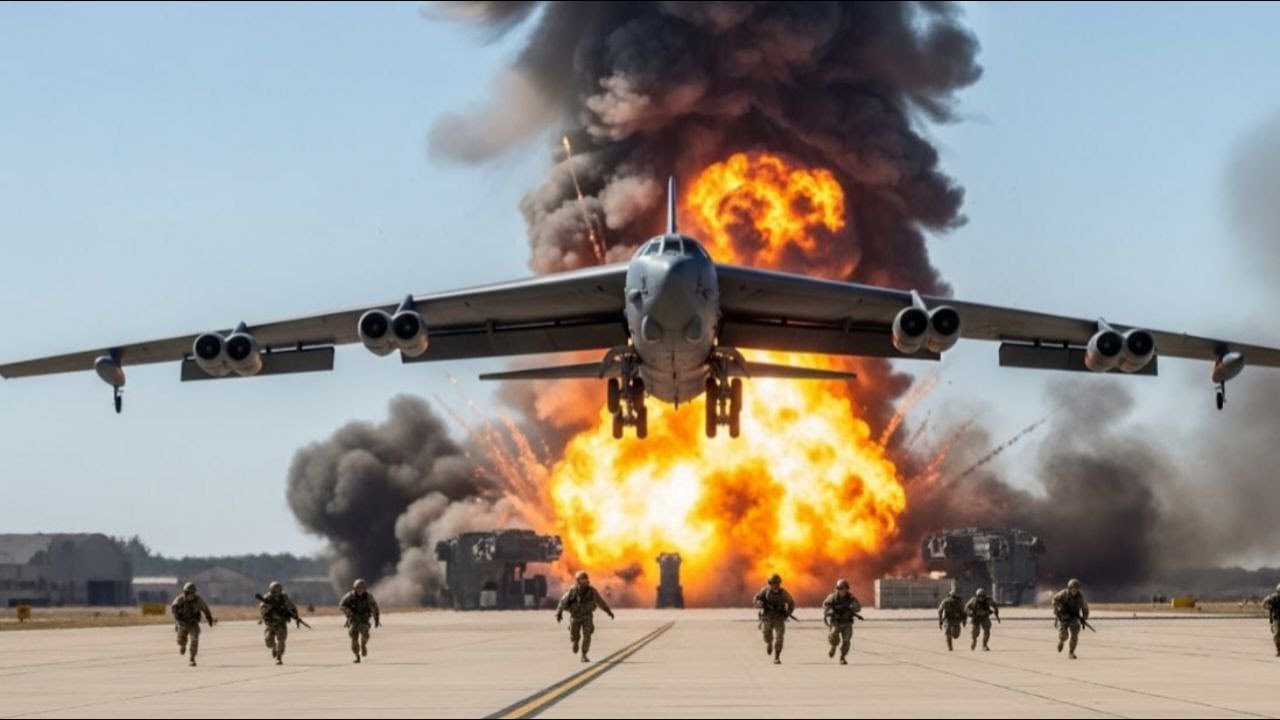 Tehran Shocked! as Dozens of U S  B 52 Bombers Prepare for Massive Strike
