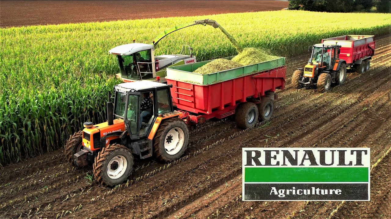 Ensilage 2022 | Renault 110.54 et 103.54 | Claas Jaguar 840 | New Holland T6 | JCB 3200