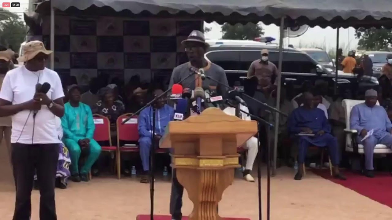 PRESIDENT BARROW HOLDS MEETING IN BADIBU DURING 2025 MEET THE PEOPLE TOUR