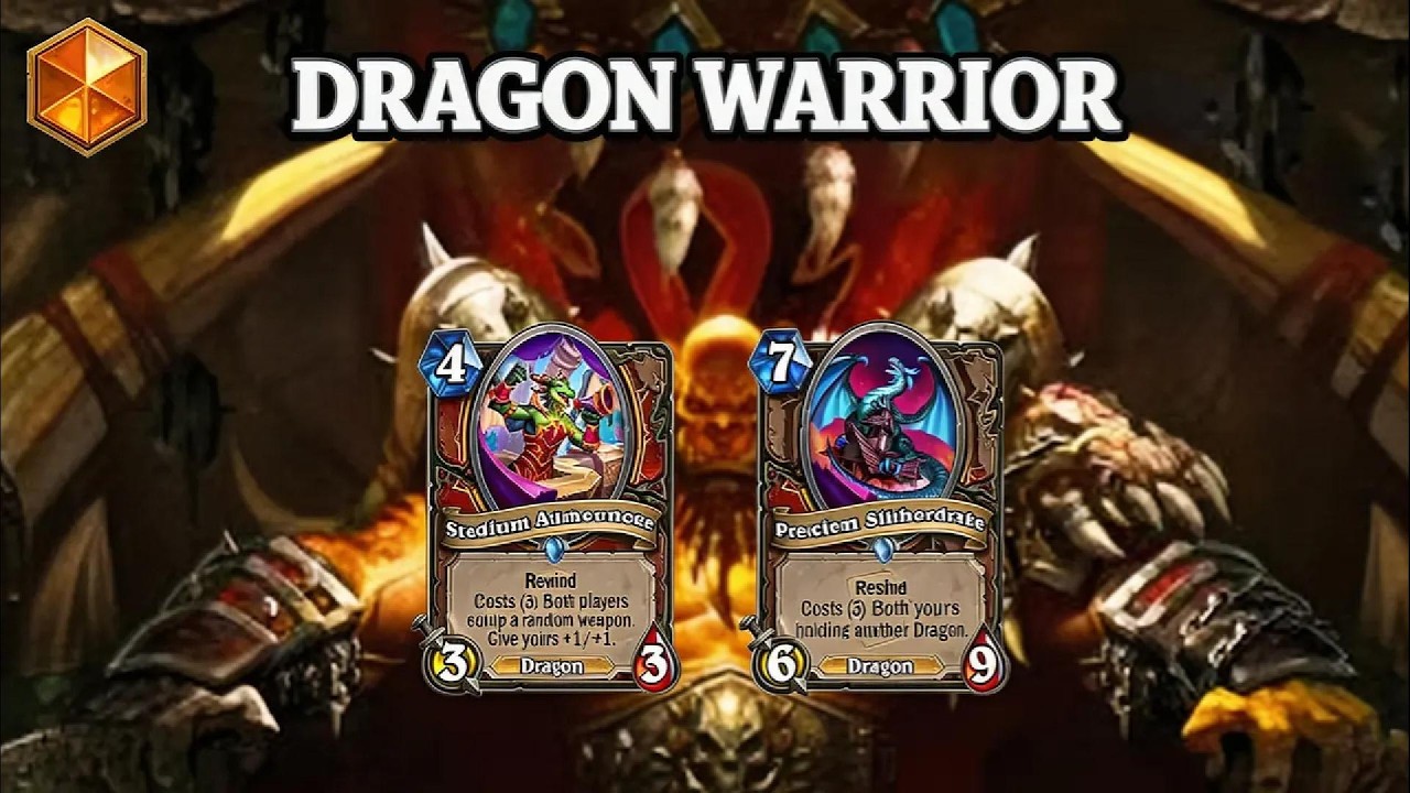 QUESTO DECK DICE ANCORA LA SUA | DRAGON WARRIOR HEARTHSTONE ITA