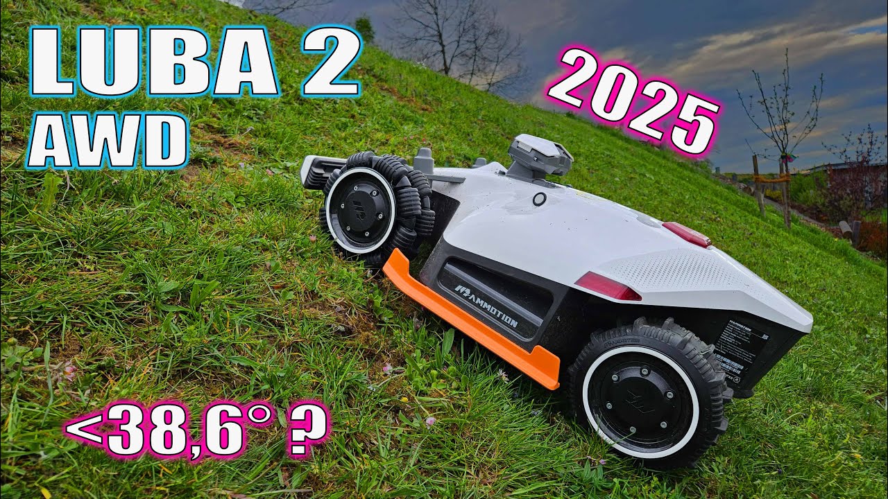 Wird der Luba 2 2025 das schaffen? Mammotion Luba 2 AWD 3000X & 5000X ohne Antenne und RTK - iNavi