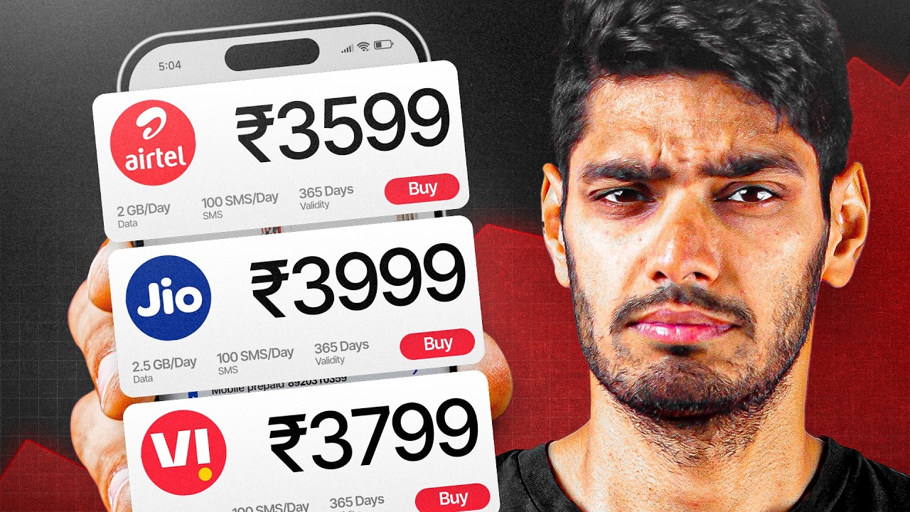 Why are mobile plans in India CRAZY EXPENSIVE! | ft. @mohak_mangal
