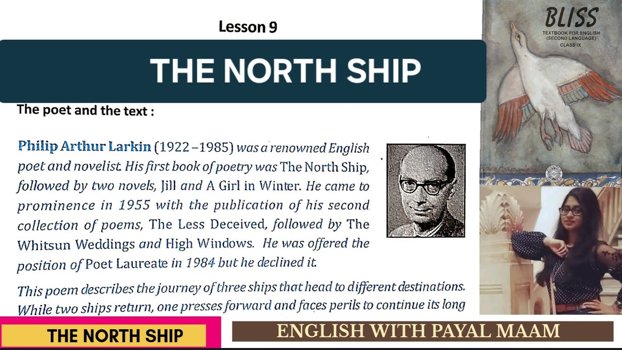 THE NORTH SHIP LESSON 9 CLASS IX BLISS WBBSE