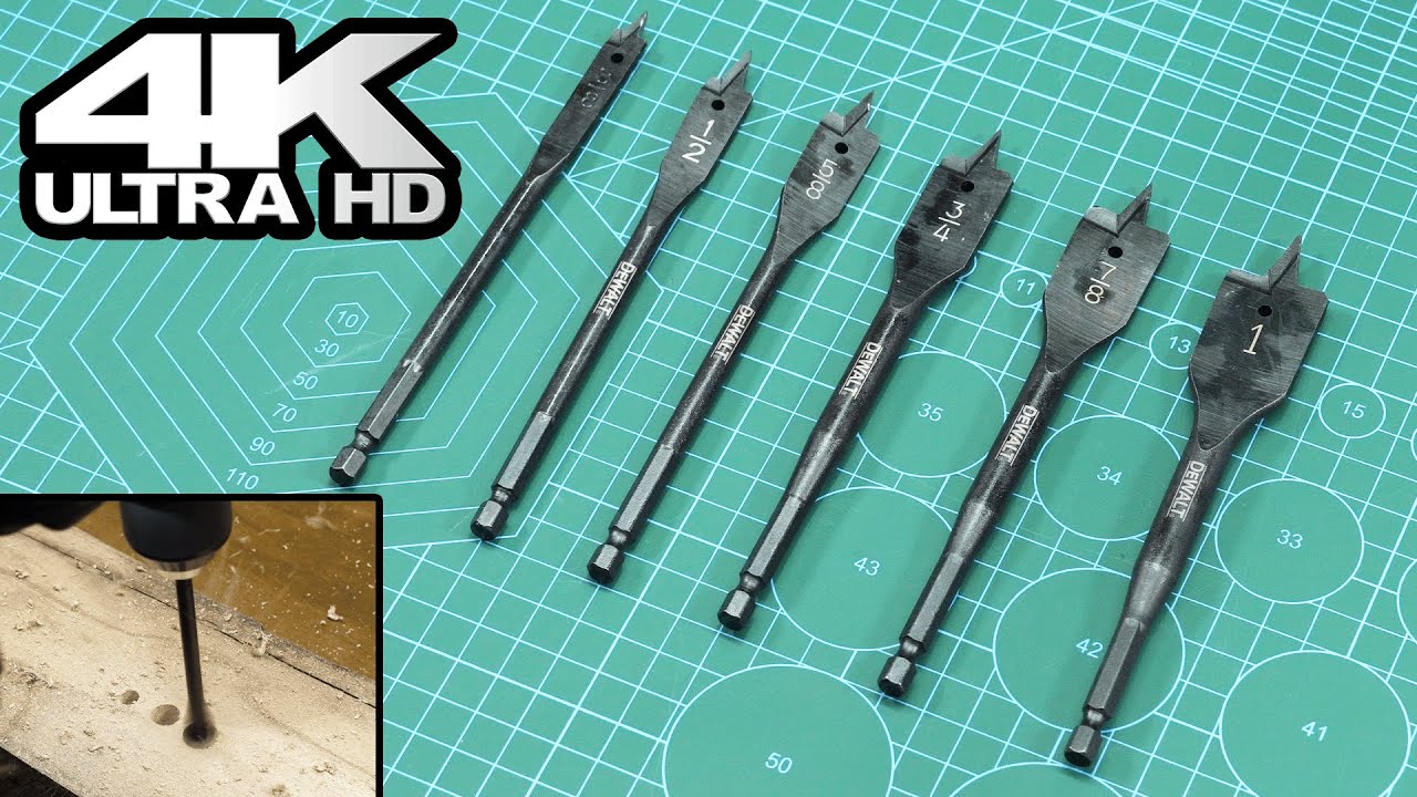 Testing DeWALT Spade Bit Set DW1587