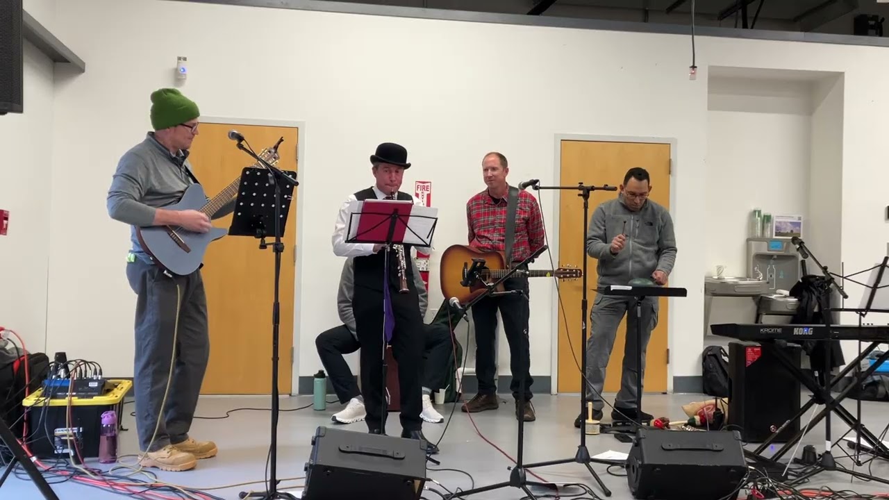 A. crashes and burns playing Cantina music from Star Wars at holiday party