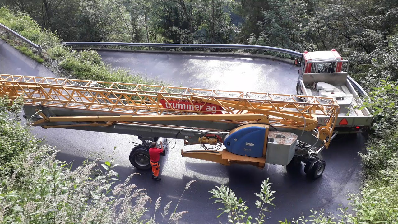 Baukran-Transport