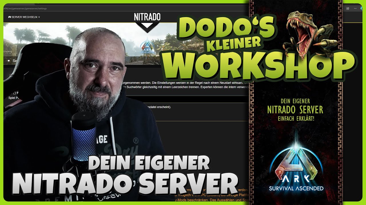 Dein eigener NITRADO ASA-Gameserver | Bestellung - Einrichtung - Konfiguration