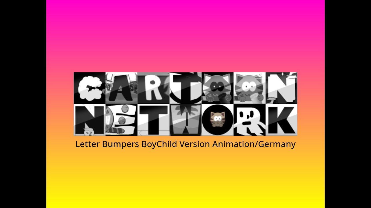 Cartoon Network Letter Bumpers Animation/Germany Boychild Version