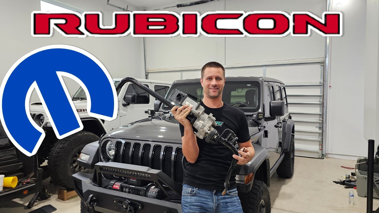 Adding RUBICON Sway Bar DISCONNECT SWAP Jeep Wrangler DIY