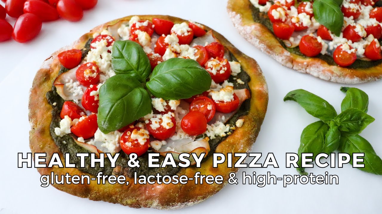 How to Make Healthy Pizza | Quick & Easy Gluten free Flatbread Pizza Recipe