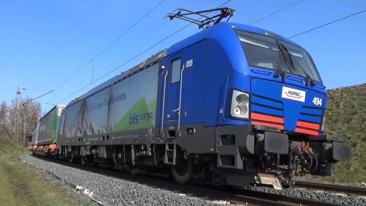 HUPAC/BLS 193 494 mit KLV in Hanau Rauschwald