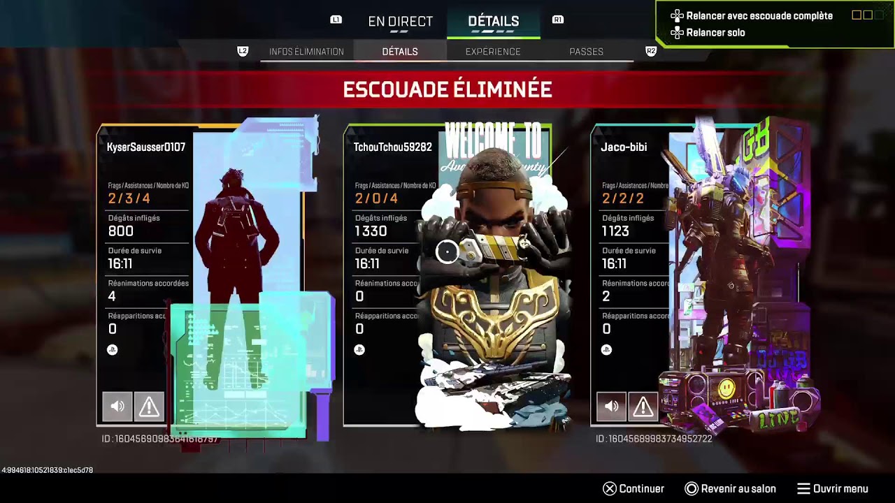 EN LIVE - APEX LÉGENDE